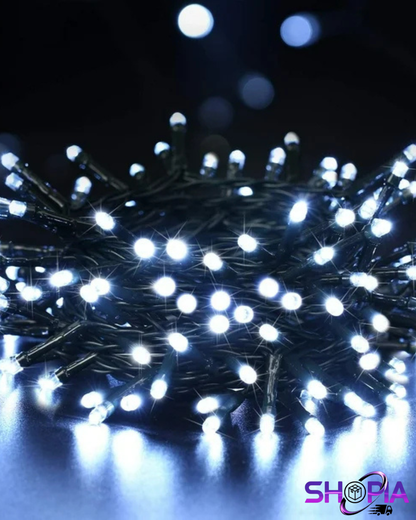 LUCES DECORATIVAS NAVIDEÑAS COLOR VERDE 30M